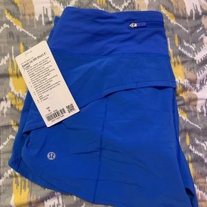 Lululemon Speed Up MR Short (BLUE)